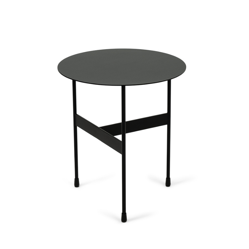 Spinder Design bijzettafel MIRA LAAG mat zwart staal